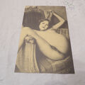 Vintage Französische nackte Postkarte Fotokarte  Nude Akt Erotik  (AA158)