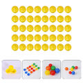  50 Pcs PVC Lotteriekugel Büro Bingo-Spielbälle Verlosung Von Bällen