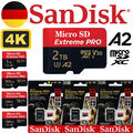 Sandisk Micro SD Karte Speicherkarte 256GB 512GB 1TB 2TB Ultra Extreme PRO NEU