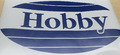 Hobby Prestige Wohnwagen wohnmobLogo vorne Aufkleber 400 mm x 200 mm dunkelblau