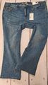 Sheego Hose Jeans Stretch Denim Bootcut Maila Blau blue (7 083) Übergröße NEU