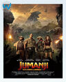 Jumanji The Next Level Poster - 2020 Abenteuer Film Wanddekoration - 18x24 oder 24x36