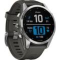 Smartwatch GARMIN "FENIX 7S" Smartwatches grau Fitness-Tracker