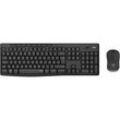 Logitech MK295 Tastatur-Maus-Set kabellos schwarz