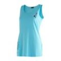 Maier Sports Funktionsshirt Ceri Damen Tank-Top, ärmelloses Shirt für Sport und Freizeit, blau