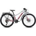 Trekkingrad GHOST "Kato 24 Pro EQ" Fahrräder Gr. 30 cm, 24 Zoll (60,96 cm), silberfarben Trekkingräder