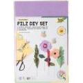 folia Bastelfilz-Set Felt like Spring 18-tlg. mehrfarbig