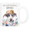 Cadouri Tasse WHIPPET - Kaffeetasse für Hundefreunde