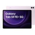 Samsung Galaxy Tab S9 FE+ 5G Tablet (12,4", 128 GB, Android,One UI,Knox, 5G, AI-Funktionen), lila