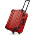 bwh Koffer Guardian Case Transportkoffer Typ 3 mit Trolley 2 Rollen - Rot