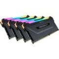 Corsair VENGEANCE® RGB PRO 32 GB (4 x 8 GB) DDR4 DRAM 3.200 MHz C16 PC-Arbeitsspeicher, schwarz