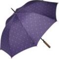 happy rain® Regenschirm, einfarbig, gepunktet, für Damen und Herren, blau, 99