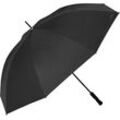 happy rain® Regenschirm, einfarbig, für Damen und Herren, schwarz, 99