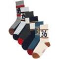 ewers - Socken NY 6er-Pack in tinte/jade/hellsilber, Gr.23-26