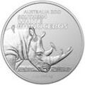 1 Unze Silber Australia Zoo Südliches Breitmaulnashorn 2023