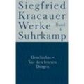 Geschichte - Vor den letzten Dingen - Siegfried Kracauer, Kartoniert (TB)