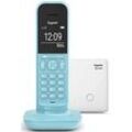 Gigaset CL390A Schnurloses Telefon mit Anrufbeantworter purist blue