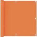 Balkon-Sichtschutz,Balkonverkleidung Orange 90x500 cm Oxford-Gewebe vidaXL