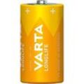 Batterie Baby C VARTA Longlife, hohe Lebens- & Lagerdauer, 1,5 V, 2 Stück