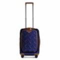 Stratic Leather&More 4-Rollen Kabinentrolley 55 cm blue