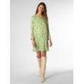 More & More Kleid Damen Viskose Rundhals gemustert, grün