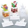 Weihnachtliche Pop-up-Karten "Schornstein" (6 Stück) Bastelaktivitäten zu Weihnachten