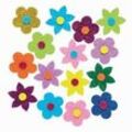 Blumen-Glitzer-Aufkleber (120 Stück) Bastelbedarf Verzierung & Dekorationen
