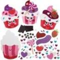 Liebesherz-Cupcake-Magnet-Sets (Pro Set 8) Bastelaktivitäten Valentinstag