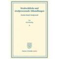 Duncker & Humblot reprints / Strafrechtliche und strafprozessuale Abhandlungen.Bd.2 - Karl Binding, Kartoniert (TB)