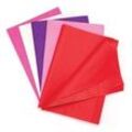 Großpackung Seidenpapier in Rot, Pink und Violett (25 Stück ) Bastelbedarf Pappe & Papier