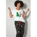Janet & Joyce Rundhalsshirt T-Shirt Classic Fit Weihnachts-Motiv Rundhals