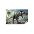 islandburner Poster König Dino T-Rex: Symbol der prähistorischen Stärke