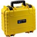 B&W Case Type 3000 SI gelb mit Schaumstoffeinsatz