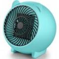 Mini 250W Raumheizung Raumwarmer Winter Persönlicher Ventilator Elektroheizung for Home Office Keramik Kleine Heizung (Color : Blue) - Rhafayre