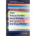 Plant Polysaccharides-Based Multiple-Unit Systems for Oral Drug Delivery - Amit Kumar Nayak, Md Saquib Hasnain, Kartoniert (TB)