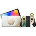 Nintendo Switch OLED 64 GB [The Legend of Zelda: Tears of the Kingdom Edition inkl. Controller gold] weiß