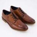 Braune Business-Schuhe aus Leder