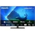 Philips 55OLED808/12 OLED-Fernseher (139 cm/55 Zoll, 4K Ultra HD, Android TV, Smart-TV), silberfarben