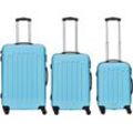 Trolleyset PACKENGER "Travelstar" blau (hellblau) Koffer-Sets Koffer Trolleys