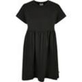 URBAN CLASSICS Shirtkleid Urban Classics Damen Ladies Organic Empire Valance Tee Dress (1-tlg), schwarz