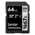 Lexar Professional 1667x UHS II SDXC 64GB V60 250MB/90MB