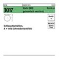 Schlauchschelle DIN 3017 W1 Form A 90-110/12 C7 Stahl galvanisch verzinkt f.Innen-D.