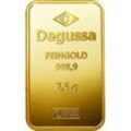 2,5 g Goldbarren Degussa