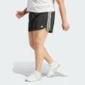 Pacer Training 3-Streifen Woven High-Rise Shorts – Große Größen