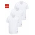 T-Shirt BRUNO BANANI Gr. XL, weiß Herren Shirts T-Shirts mit V-Ausschnitt, perfekte Passform, aus elastischer Baumwolle Bestseller