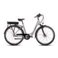 Saxxx City-E-Bike Advanced Plus, silber matt, 50 cm Rahmenhöhe