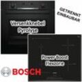 Herdset Bosch Einbau-Backofen Serie 6 mit Induktionskochfeld - autark, 60cm