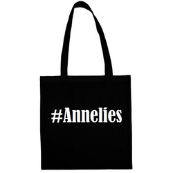 Tasche Beutel Baumwolltasche #Annelies Hashtag Einkaufstasche Schulbeutel Turnbe