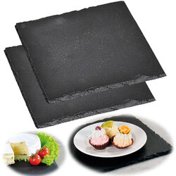 LS-LebenStil Schieferplatte Servierplatte Auswahl Schieferteller Tischset Sushi