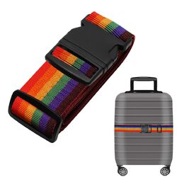 auffälliger Koffergurt Kofferband einfach oder mit Zahlenschloß Gepäckgurt Gurt
